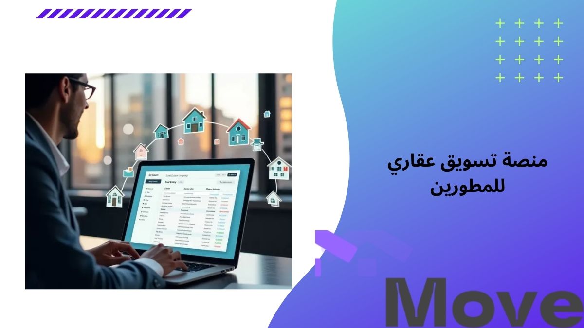 منصة تسويق عقاري للمطورين حلول ذكية من موف العقارية